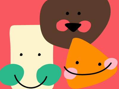 my little friends character characters color design doodle graphic illustration minimal