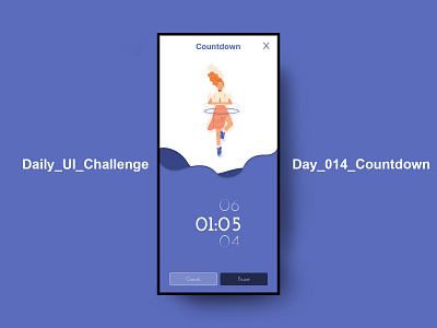 Daily UI Challenges Day 014 Countdown