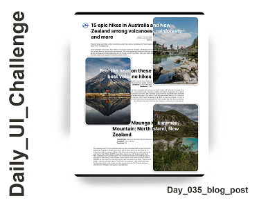 Daily ui challenge day-35 blog post