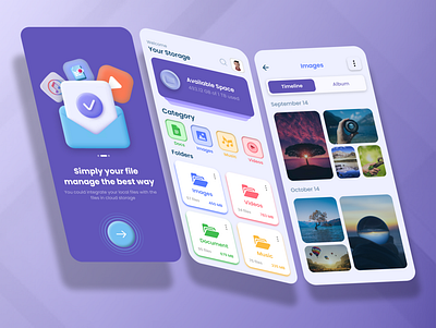 Improve your storage 3d animation app application branding design graphic design illustration logo motion graphics snepitech ui vector