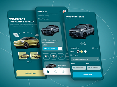 Smart Choice - Car Application Ui 3d animation app application branding design graphic design illustration logo motion graphics snepitech ui vector