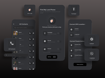 App for Find Your Lost Device 3d animation app application branding design graphic design illustration logo motion graphics snepitech ui vector