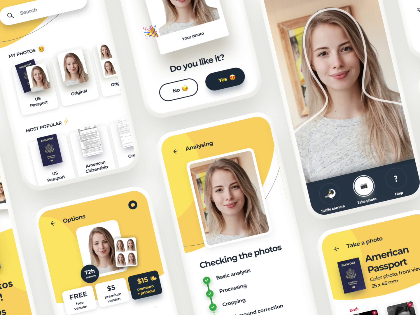 PhotoAiD Mobile App Showcase by Squareblack Studio on Dribbble