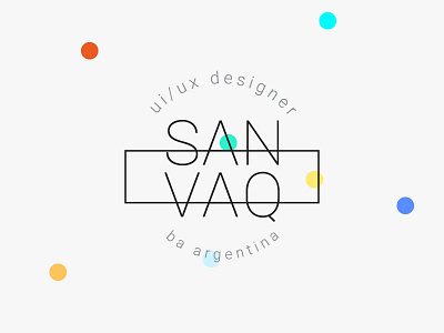 SANVAQ brand creative design logo ui ux