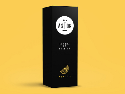 Astor astor box brand fashion logo orange packaging shave