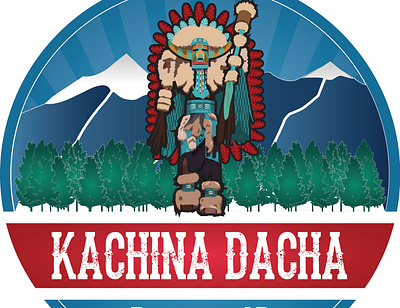 Logo made for client Kachina Dacha 99designs kachina dacha