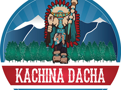 Logo made for client Kachina Dacha