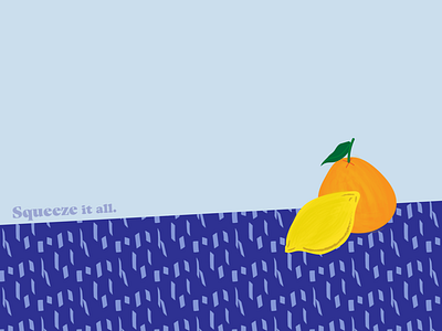 Fruit art brand design flat fruits graphic design illustration lemon logo vector web