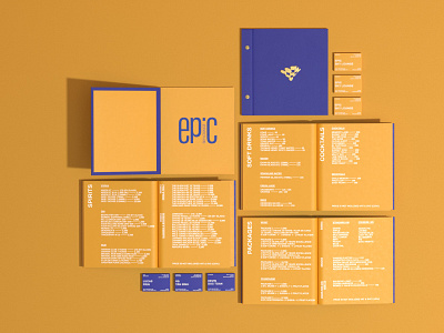 Epic Sky Lounge menu | by xolve branding application design branding branding system color palette graphic design illustration menu design