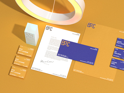 Epic Sky Lounge stationery | by xolve branding