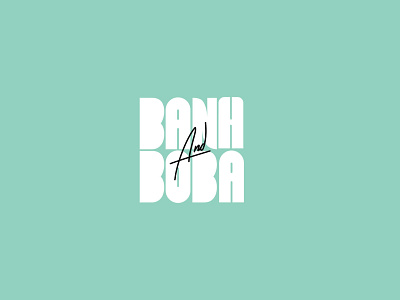 Banh and Boba logo | by xolve branding