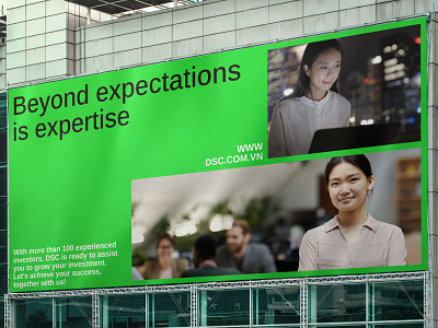 DSC billboard | by xolve branding application design billboard design branding branding identity branding system graphic design mock up