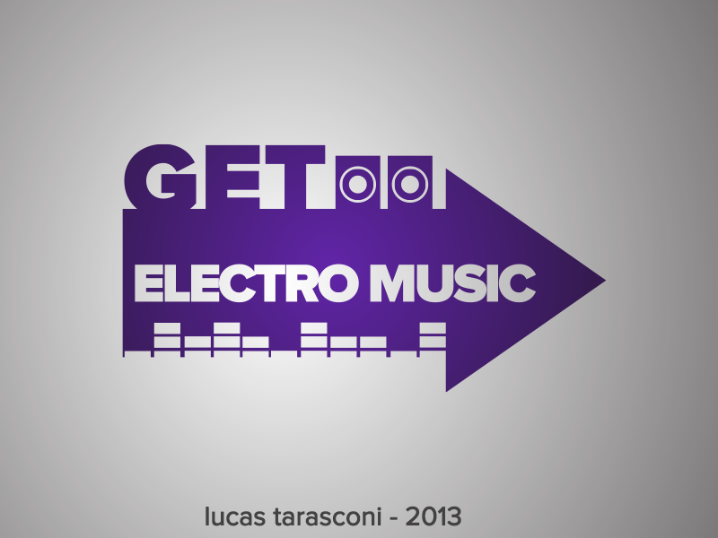 Get Electro Music Logo logo electro flat design