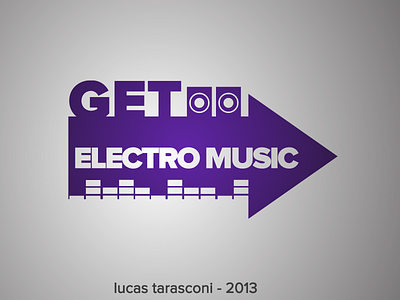 Get Electro Music Logo electro flat design logo