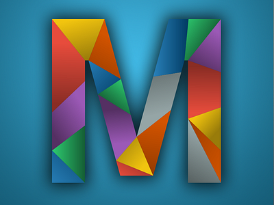 Mysterystem's logo abstract logo m
