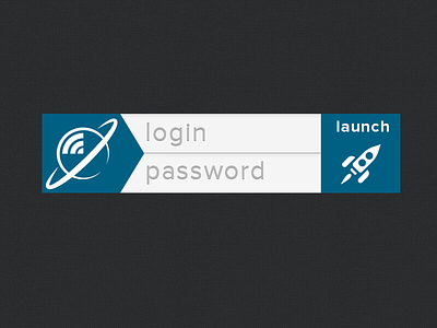 Simple login lauch launch le farnotien login logo simple webdesign
