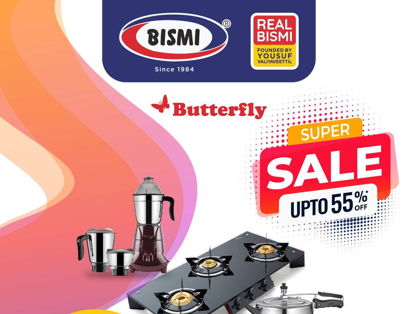 Buy your favourite home appliances from Real Bismi and get a cha by