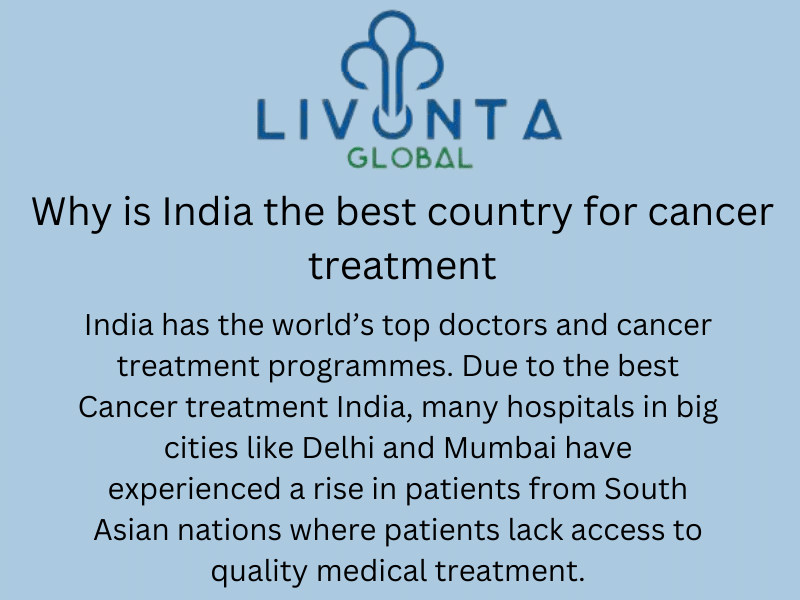 Why is India the best country for cancer treatment by Livonta Global on