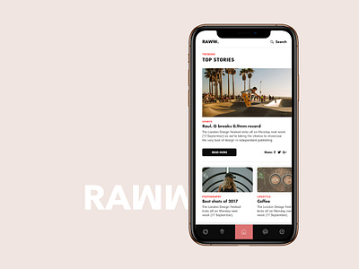 Raww - App UI