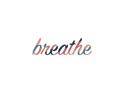 Breathe app colours dashboard design digital art graphic design illustration mobile design type typography ui uiux