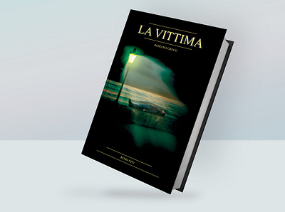 BOOK COVER "LA VITTIMA" art book branding cover design ebook graphic design graphic designer illustration print read