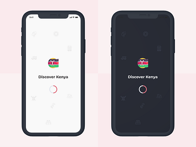 Splash Screen Design africa branding design discover kenya explore kenya loading logo mobile splash screen splash screen travel