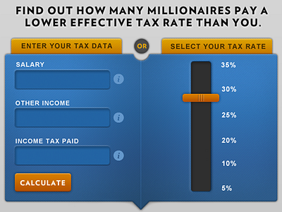 Tax widget taxes widget