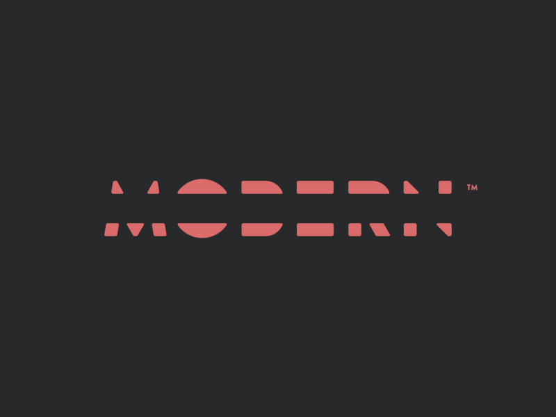 Modern loop wordmark logotype branding illustrator after effects animation logo