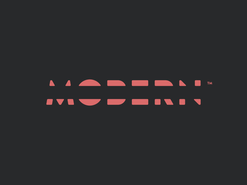 Modern after effects animation branding illustrator logo logotype loop wordmark