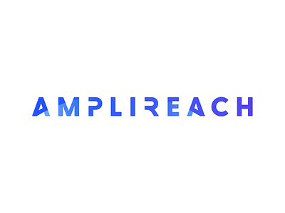 Amplireach branding concept design horizon logo reject sketch wordmark