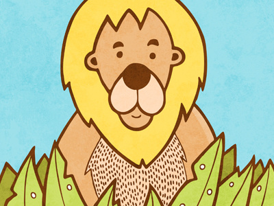 Lion illustration lion nursery