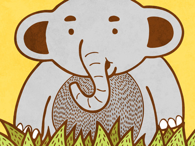 Elephant elephant illustration nursery