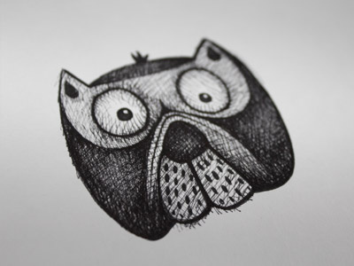 Owl Dog Sketch