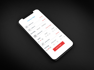 Find Your Flight app app design design flight app flight booking mobile app ui design ux design