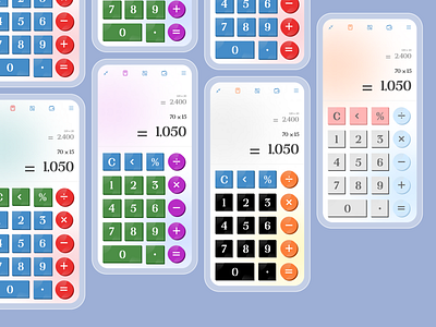 Calculater UI for App