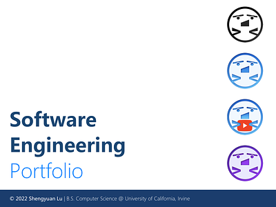 Software Engineering Portfolio Cover branding design icon illustration vector