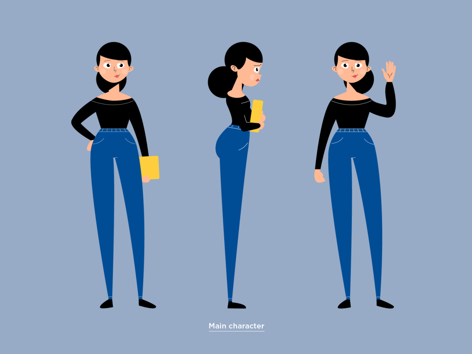 Moral Reframing character design exploration by Panic on Dribbble