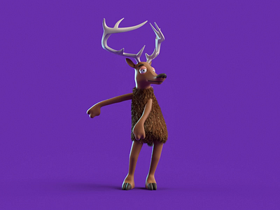 Dancer’s Got Talent - Floss dance 3d c4d character animation character design christmas dance floss greeting panicstudio reindeer trends