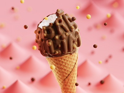 Print for TIO ice cream campaign