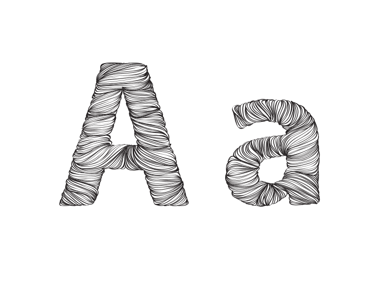 Alphabet alphabet type typography