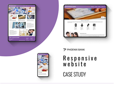 Responsive Website Case Study adobe xd app branding case study design icon logo typography ui user experience wireframe