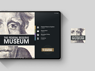 Fed Museum app app design ios ui