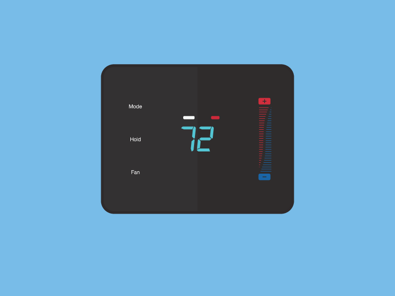 Thermostat by Sheldon Hall on Dribbble
