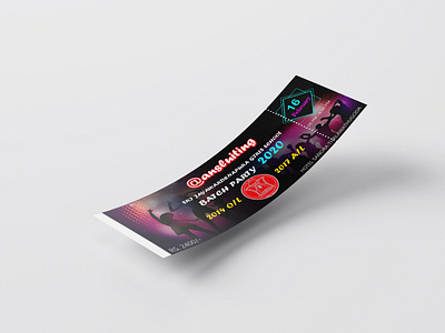 BATCH PARTY TICKET design illustration ticket