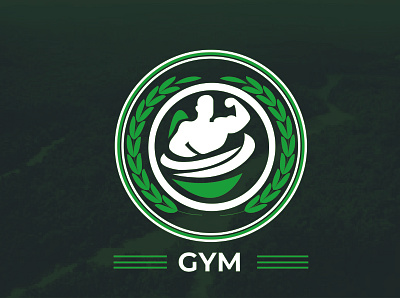 GYM Logo Design branding design illustration illustrator logo typography