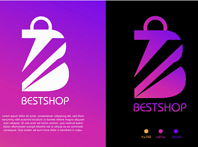There are a modern Bestshop logo design. bestshop branding design graphic design illustrator latter logo logo design shoplogo typography vector
