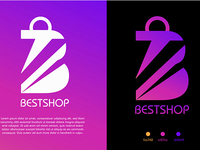 There are a modern Bestshop logo design. bestshop branding design graphic design illustrator latter logo logo design shoplogo typography vector