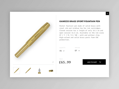 E-Commerce Shop affinitydesigner clean concept dailyui design digital ecommerce minimal pen store ui ux