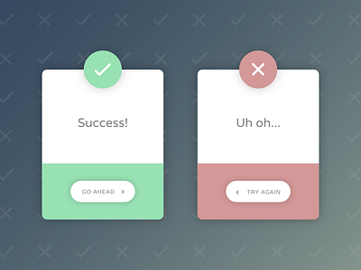 Flash Messages cards concept dailyui design flash ui ux