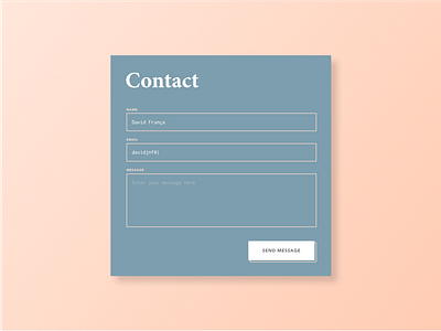 Contact Us app clean concept dailyui design digital flat interface ui user interface ux